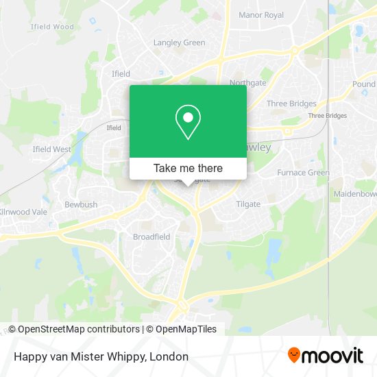Happy van Mister Whippy map