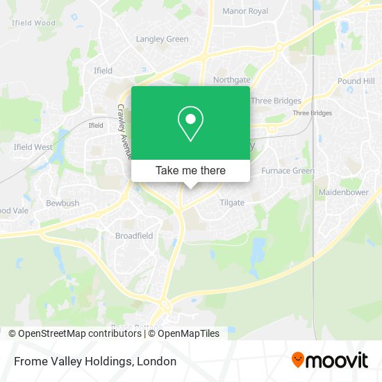 Frome Valley Holdings map