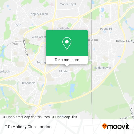 TJ's Holiday Club map