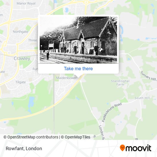 Rowfant map