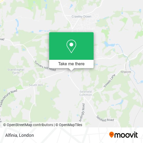 Alfinia map