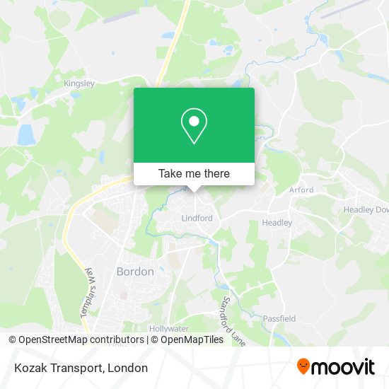 Kozak Transport map