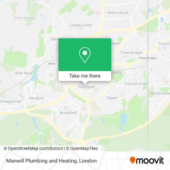 Manwill Plumbing and Heating map