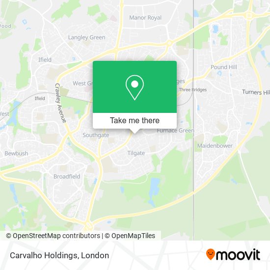Carvalho Holdings map