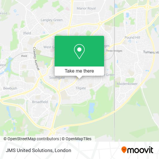 JMS United Solutions map