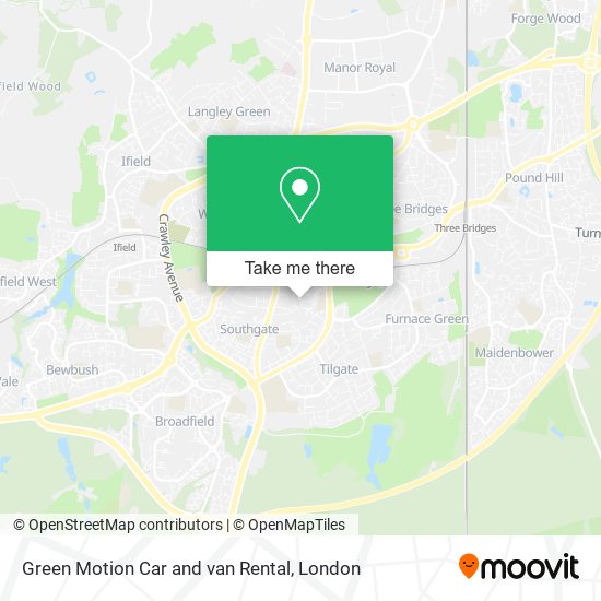Green Motion Car and van Rental map