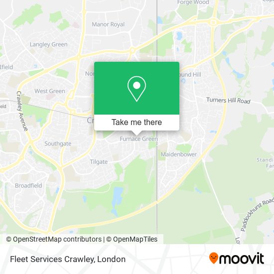 Fleet Services Crawley map