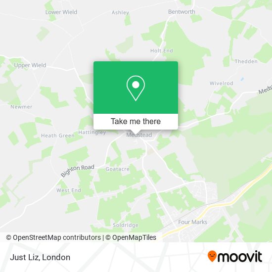 Just Liz map