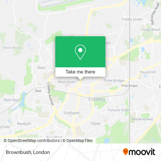 Brownbush map