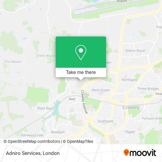 Adniro Services map