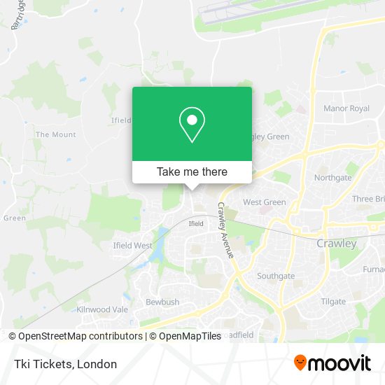 Tki Tickets map