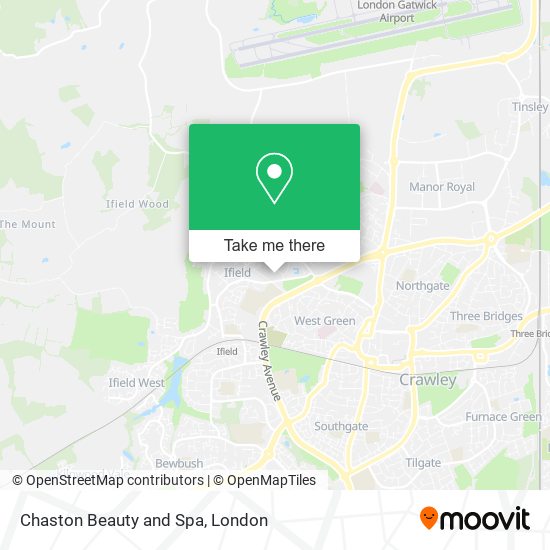 Chaston Beauty and Spa map