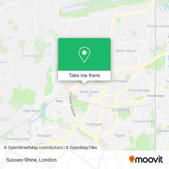 Sussex-Shine map