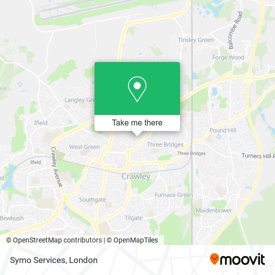 Symo Services map