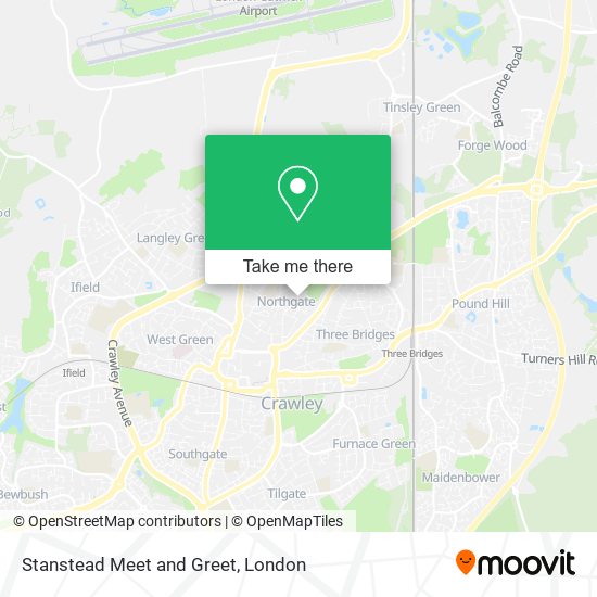 Stanstead Meet and Greet map