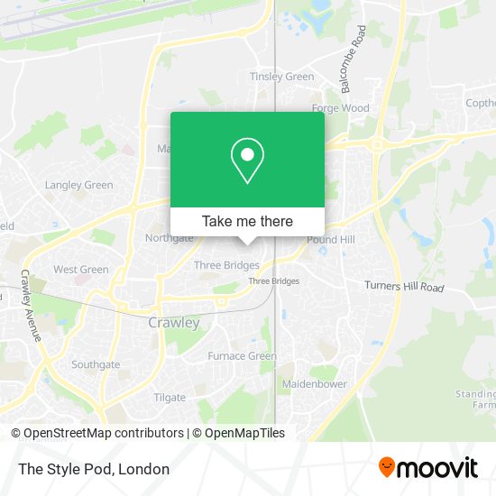The Style Pod map