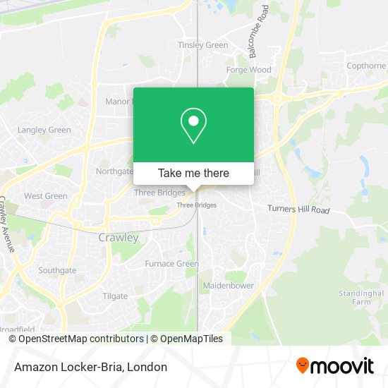 Amazon Locker-Bria map