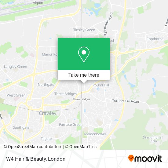 W4 Hair & Beauty map