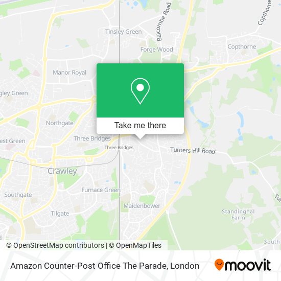 Amazon Counter-Post Office The Parade map