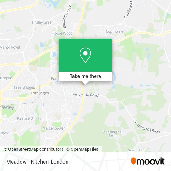 Meadow - Kitchen map