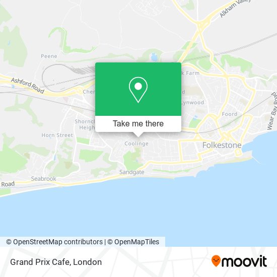 Grand Prix Cafe map