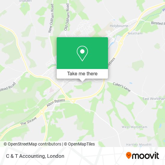 C & T Accounting map