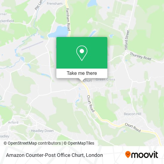 Amazon Counter-Post Office Churt map