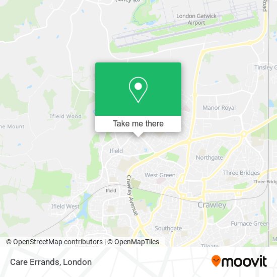 Care Errands map