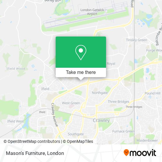 Mason's Furniture map