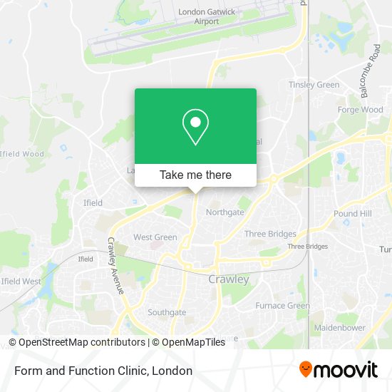 Form and Function Clinic map