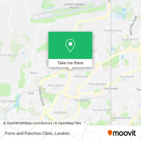 Form and Function Clinic map