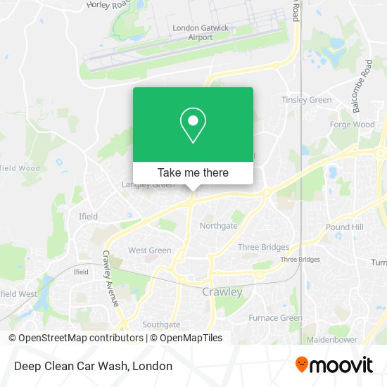 Deep Clean Car Wash map