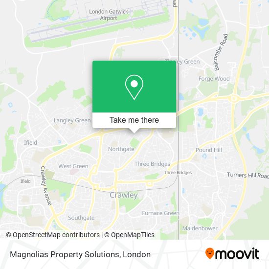 Magnolias Property Solutions map