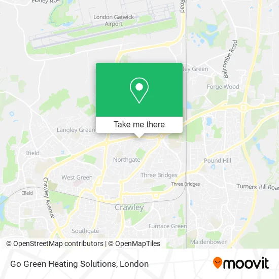 Go Green Heating Solutions map