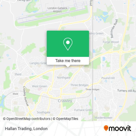 Hallan Trading map