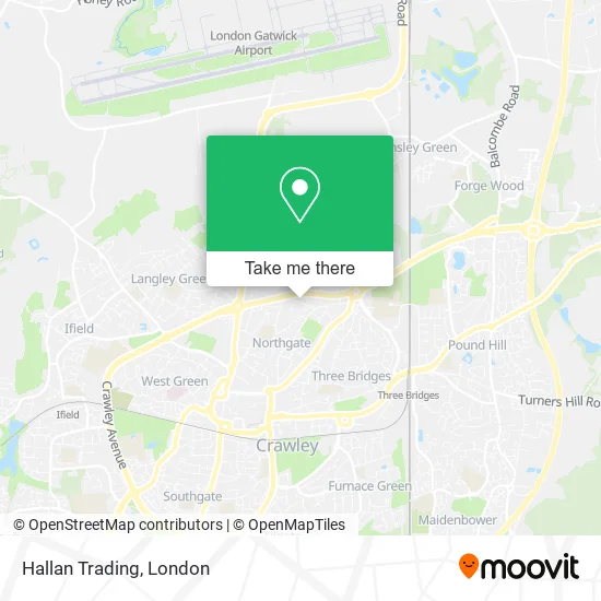 Hallan Trading map