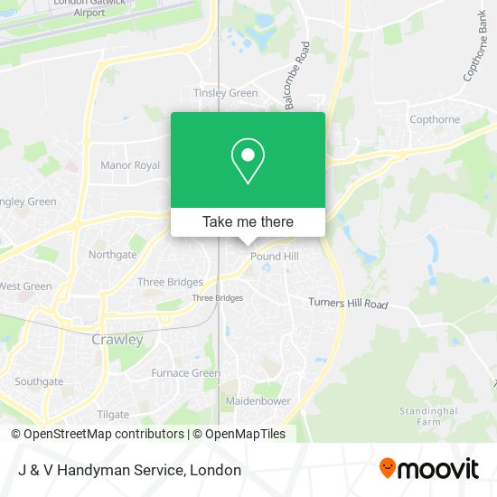 J & V Handyman Service map