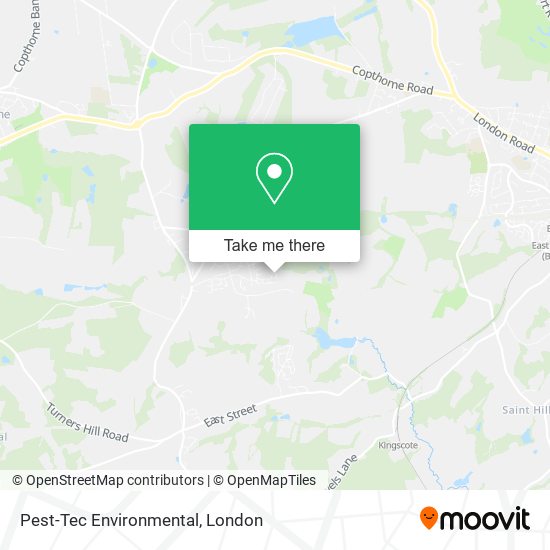 Pest-Tec Environmental map