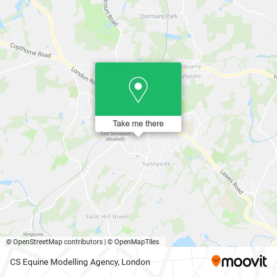 CS Equine Modelling Agency map