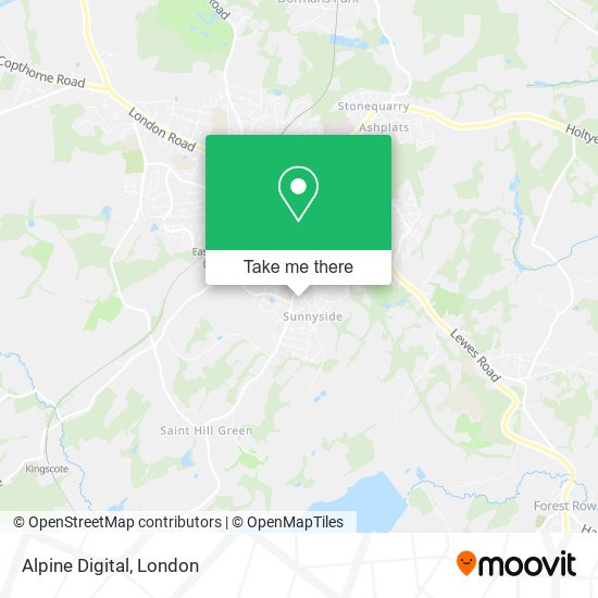 Alpine Digital map