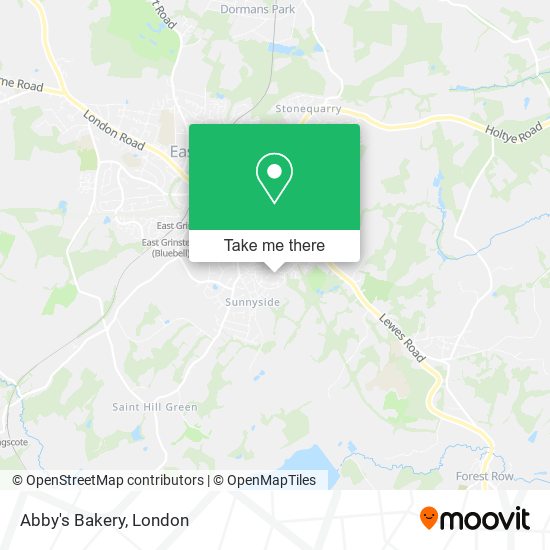 Abby's Bakery map