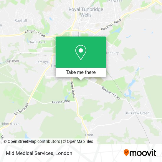 Mid Medical Services map