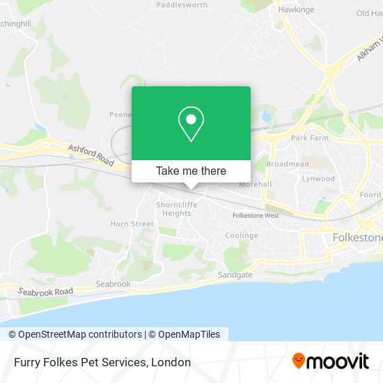 Furry Folkes Pet Services map