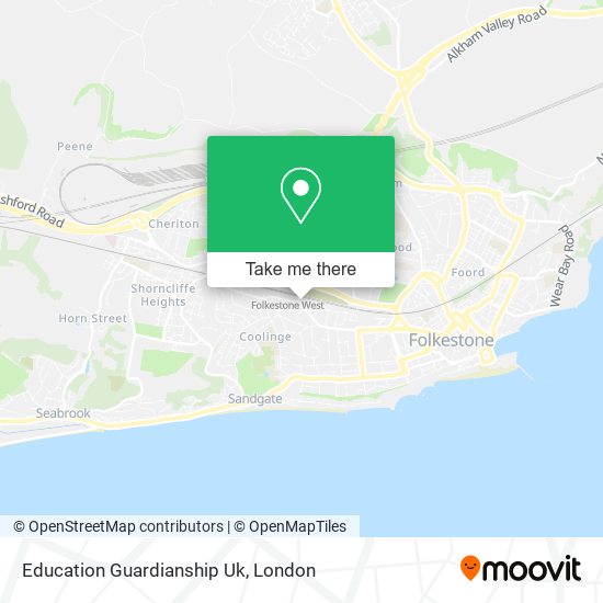 Education Guardianship Uk map