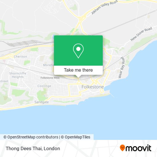 Thong Dees Thai map