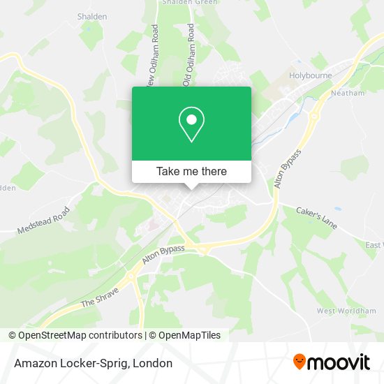 Amazon Locker-Sprig map