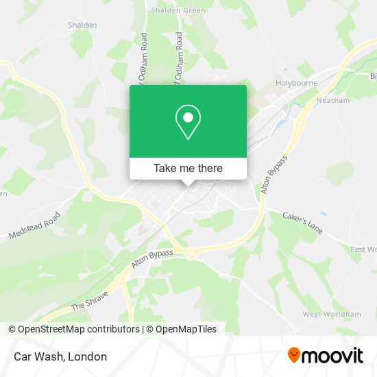 Car Wash map