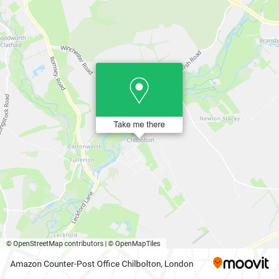 Amazon Counter-Post Office Chilbolton map