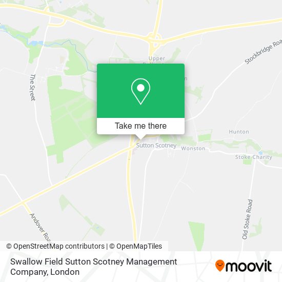 Swallow Field Sutton Scotney Management Company map