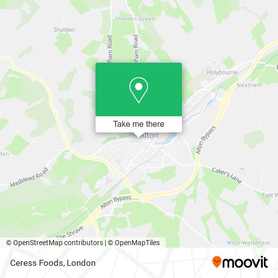 Ceress Foods map